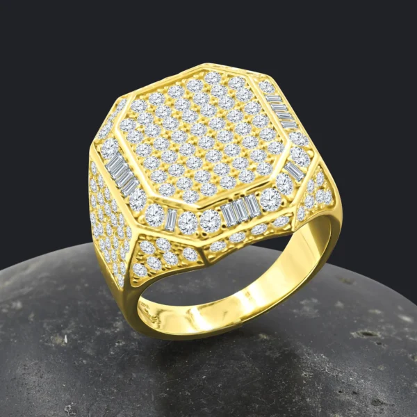 FISNIK MOISSANITE SILVER RING