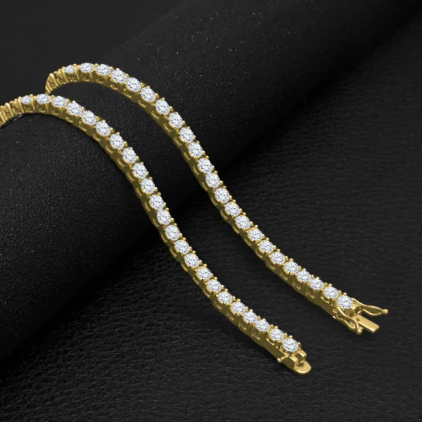 RADIOSUS 925 SILVER MOISSANITE CHAIN 3MM