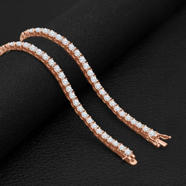 SPARKLE 925 SILVER TENNIS 4MM CHAIN