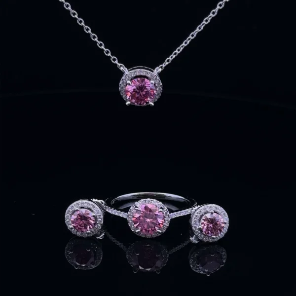 OPALINE 3.50 CTW 925 WOMENS MOISSANITE JEWELLERY BUNDEL