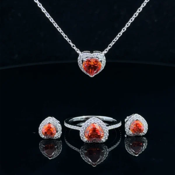 VERMILION 3.50 CTW 925 WOMENS MOISSANITE JEWELLERY BUNDEL
